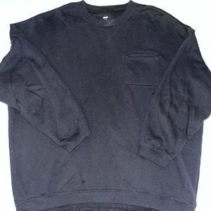 AERIE OVERSIZED POCKET CREWNECK